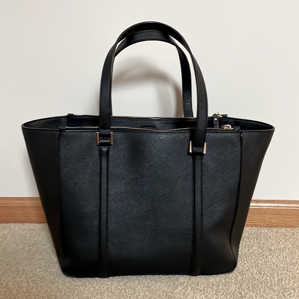 Kate Spade Newbury Lane Briar Large Tote - Black Leather - Picture 2 of 14